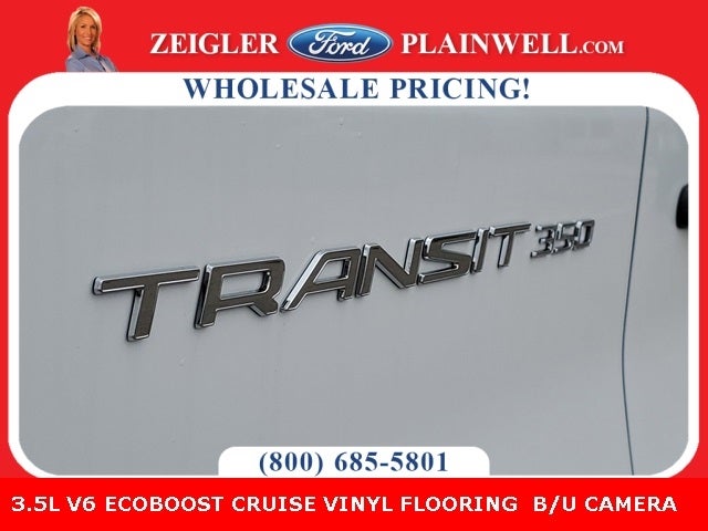 2023 Ford Transit-350 Base 3.5L V6 ECOBOOST CRUISE VINYL FLOORING B/U CAMERA